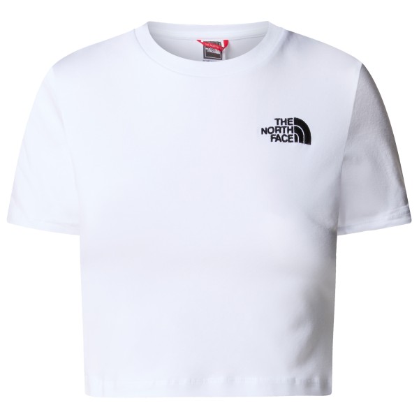 The North Face - Women's Crop S/S Tee - T-Shirt Gr XL weiß von The North Face