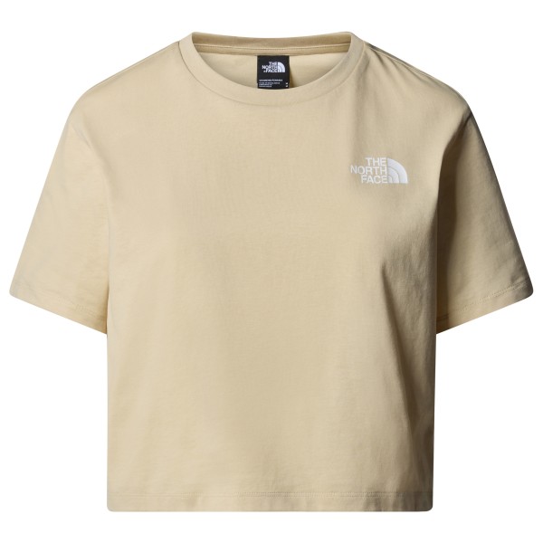 The North Face - Women's Cropped Simple Dome Tee - T-Shirt Gr XL beige von The North Face