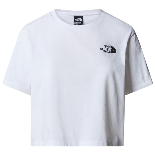 The North Face - Women's Cropped Simple Dome Tee - T-Shirt Gr XL weiß von The North Face