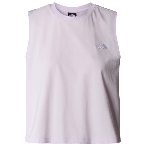 The North Face - Women's Essential Relaxed Tank - Tank Top Gr S weiß/lila von The North Face