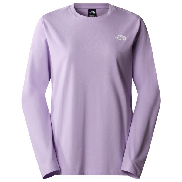 The North Face - Women's L/S Simple Dome Tee - Longsleeve Gr XL lila von The North Face