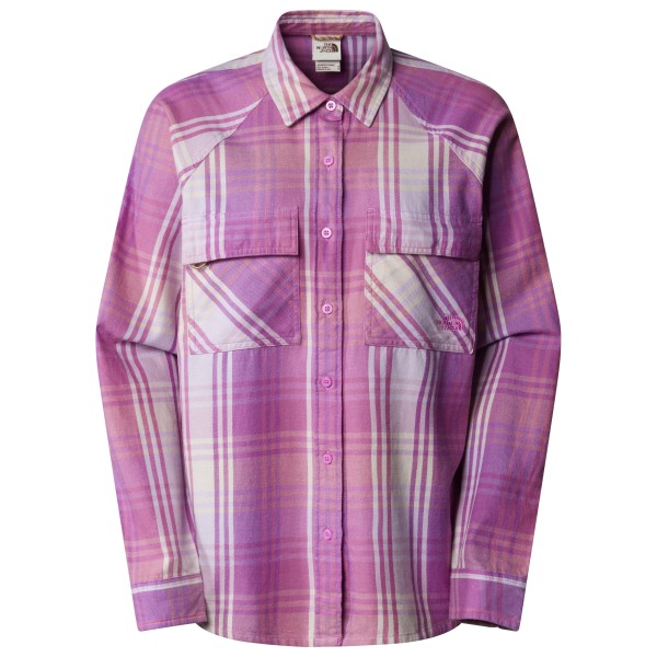 The North Face - Women's Set Up Camp Flannel - Hemd Gr M rosa/lila von The North Face