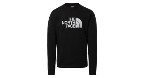 the north face drew peak crew sweatshirt schwarz weis von The North Face