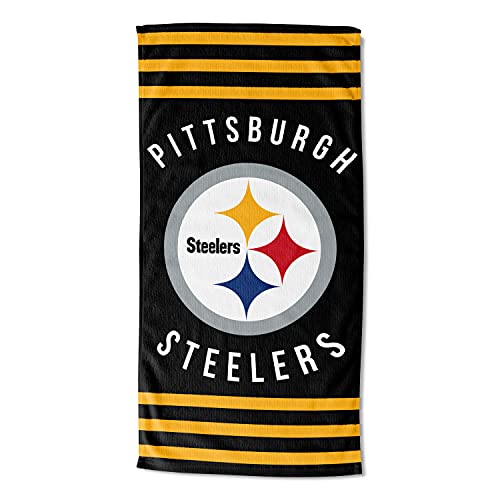 The Northwest Company NFL Pittsburgh Steelers Strandtuch, gestreift, 76,2 x 152,4 cm von Northwest