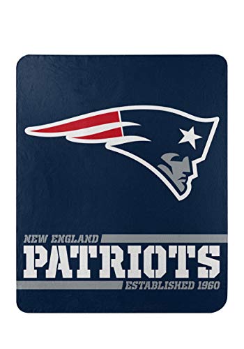 The Northwest Company Offizielle NFL New England Patriots Decke, Fleecedecke in 127 x 152 cm von Northwest