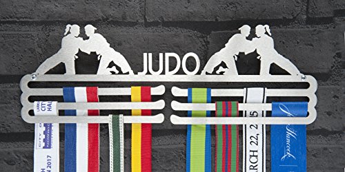 The Runners Wall Medaillen-Aufhänger aus Edelstahl, für Damen-Judoka von The Runners Wall
