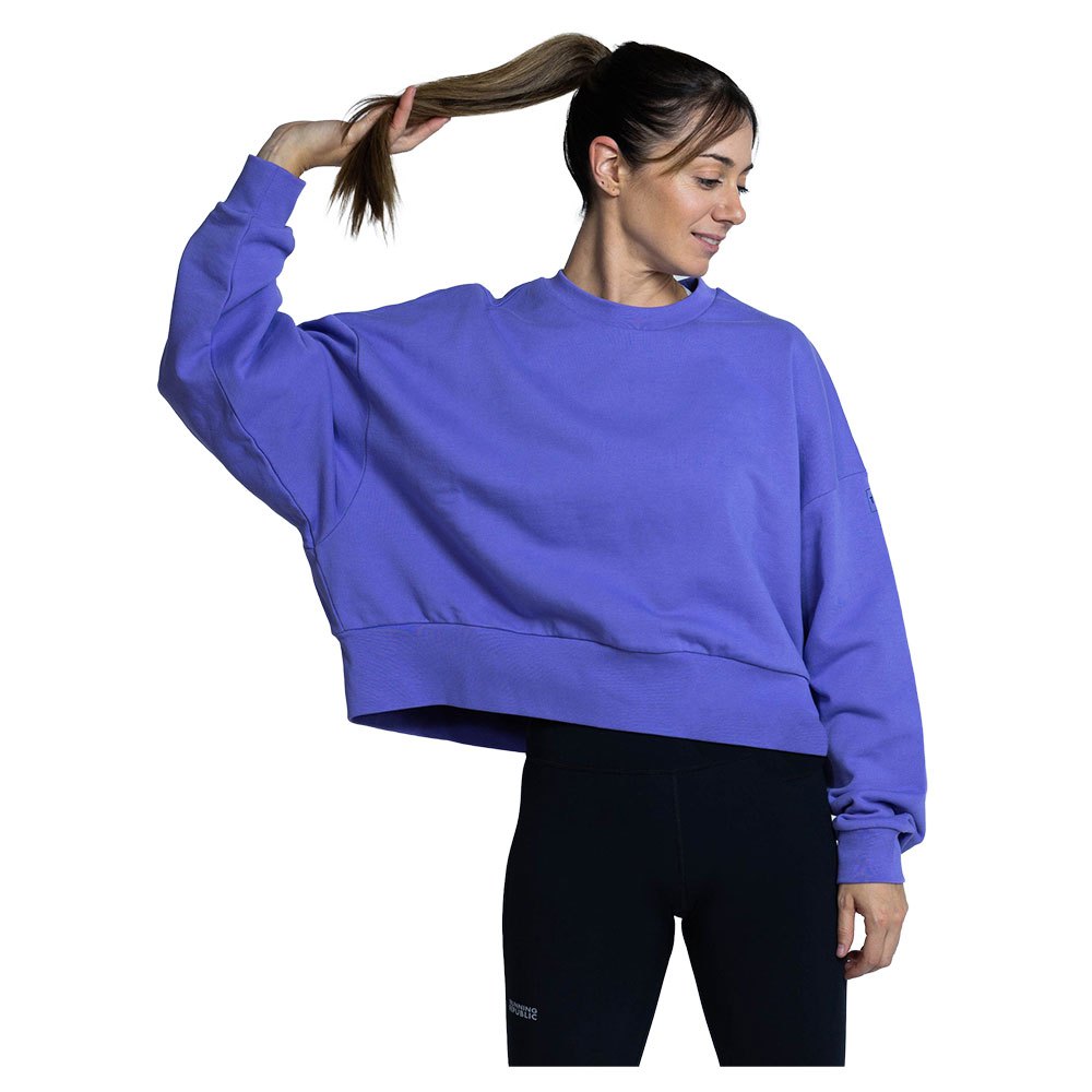 The Running Republic Amplified Sweatshirt Lila M Frau von The Running Republic