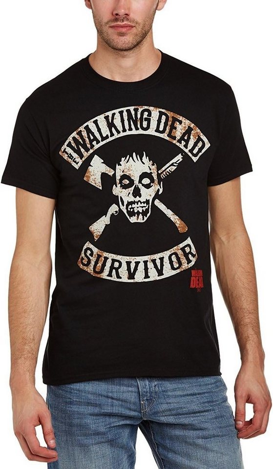 The Walking Dead Print-Shirt The Walking Dead T-Shirt Survivoir Black S XL The Wakling Dead Staffel von The Walking Dead