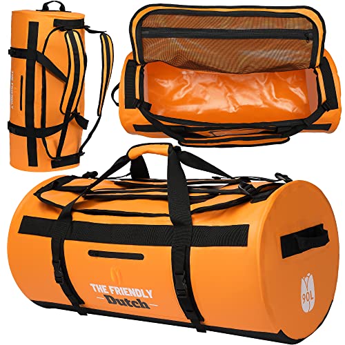 The friendly Dutch® groß 90L Duffel Bag - wasserdichte Sporttasche Duffel Bag für Herren. Sie können diesen Seesack als Reisetasche oder Rucksack nutzen. von The friendly Dutch