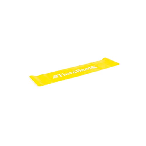 TheraBand Übungsband Loop - 7,6 cm x 30,5 cm (B x L), Ø 20 cm Gelb | Leicht, OneSize von Theraband