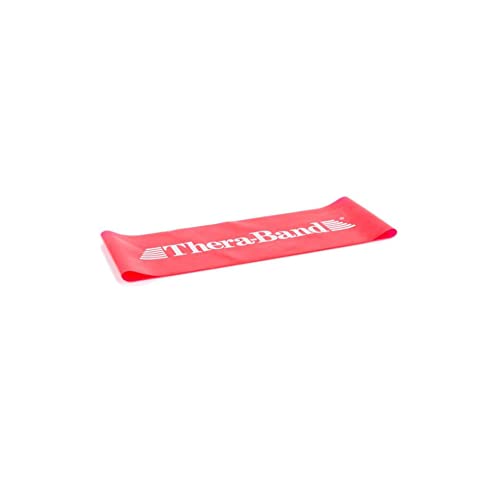 Thera-Band® Loop, rot - mittel stark, 20,5 cm flach liegend Thera-Band® Loop, rot - mittel stark, 20,5 cm flach liegend von Thera-Band