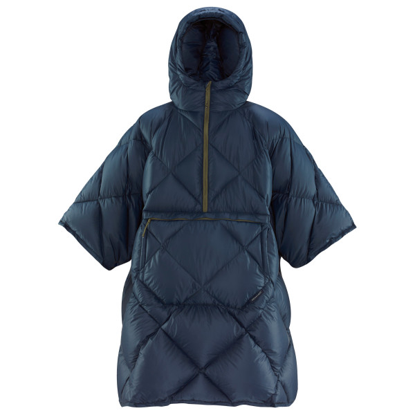 Therm-a-Rest - Honcho Poncho Down - Poncho Gr 123 x 106 cm blau von Therm-A-Rest