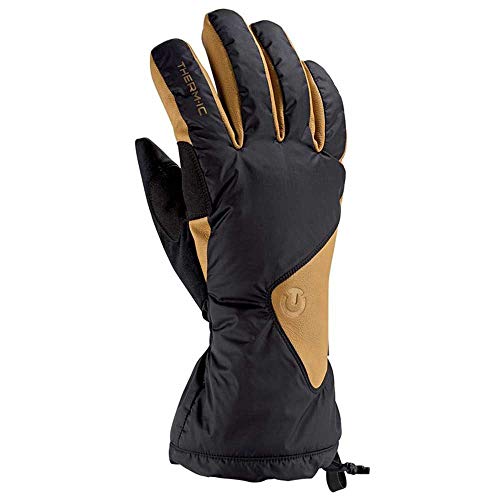 Therm-ic Gants Ski Extra Warm Handschuhe, Schwarz/Braun, FR : S (Taille Fabricant : S-8) von Therm-ic