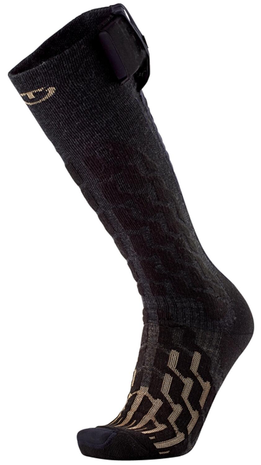 Therm-ic PowerSock Heat Fusion Socke Men ohne Akku (39.0 - 41.0, black/gold) von Therm-ic