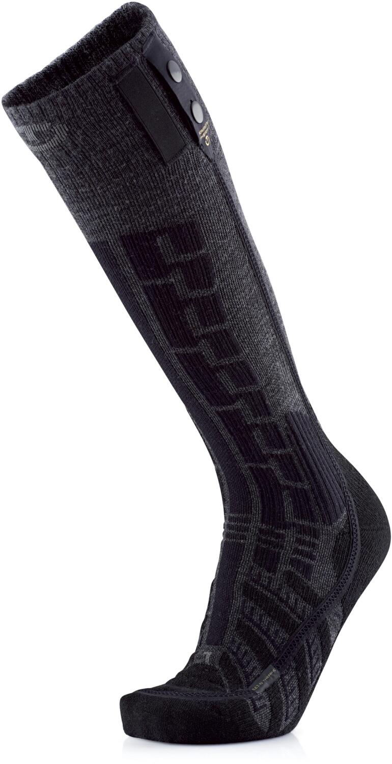 Therm-ic Ultra Warm Comfort Socken S.E.T. ohne Akku (37.0 - 38.0, black/grey) von Therm-ic