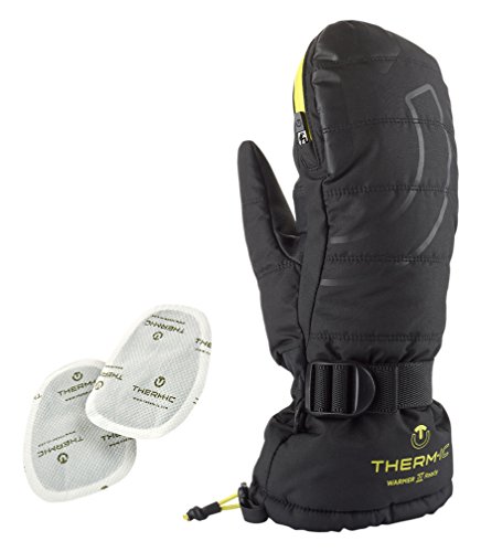 therm-ic WARM Gloves (with 6 Warmers) Wärmehandschuh, Lime, 6.5 von Therm-ic