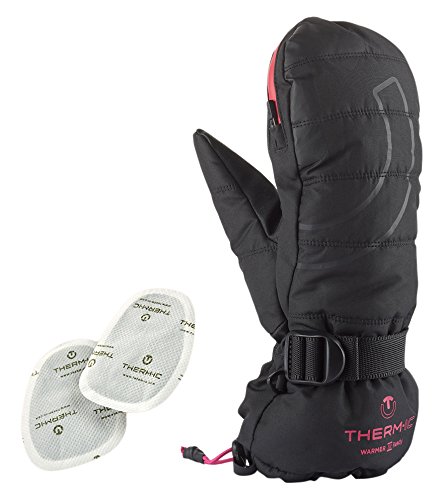 therm-ic WARM Gloves (with 6 Warmers) Wärmehandschuh, Rosa, 7.5 von Therm-ic