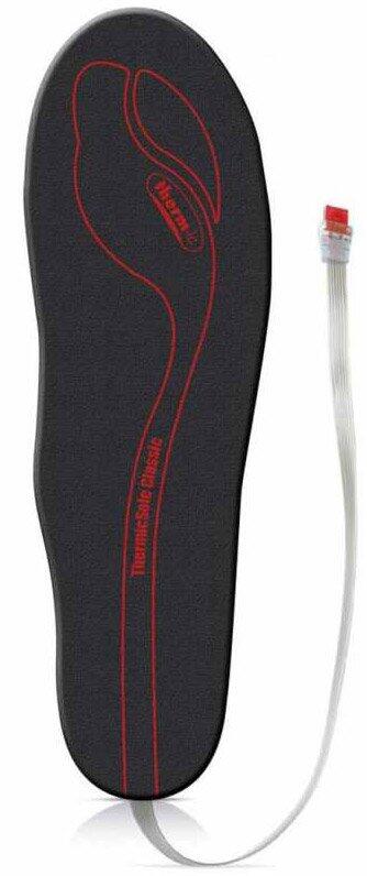 Therm-ic beheizbare Sohle ThermicSole Classic (Universal, schwarz/rot) von Therm-ic