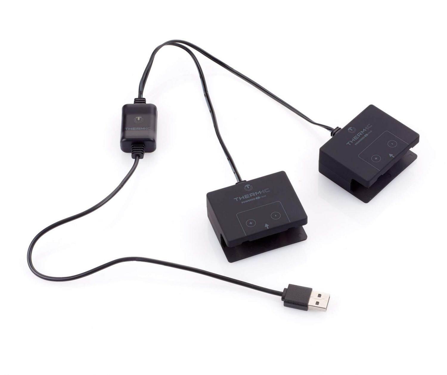 Therm-ic einzelnes Zubehör (schwarz, für Heizsocken, 1x Ladekabel IC Powersock USB Charging cable für S-Pack Akkus) von Therm-ic