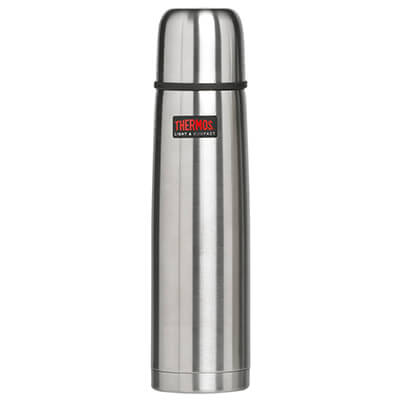 Thermos - Isolierflasche Light & Compact Gr 0,35 l;0,75 l;1 l grau von Thermos