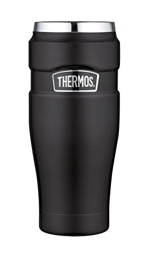 Thermos Isolierflasche Tumbler King, Mattschwarz, 0.47 Liter, 1902510 von Thermos