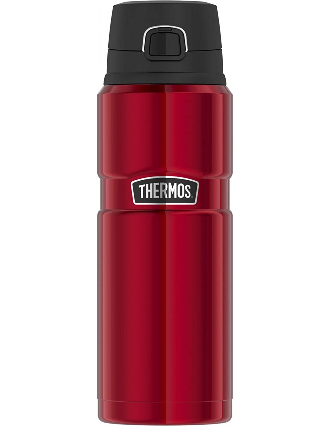 Thermos Isoliertrinkflasche Stainless King, cranberry red polished, 0,7 Liter Trinkflaschenfarbe - Red, Trinkflaschenvolumen - 0,7 Liter, von Thermos