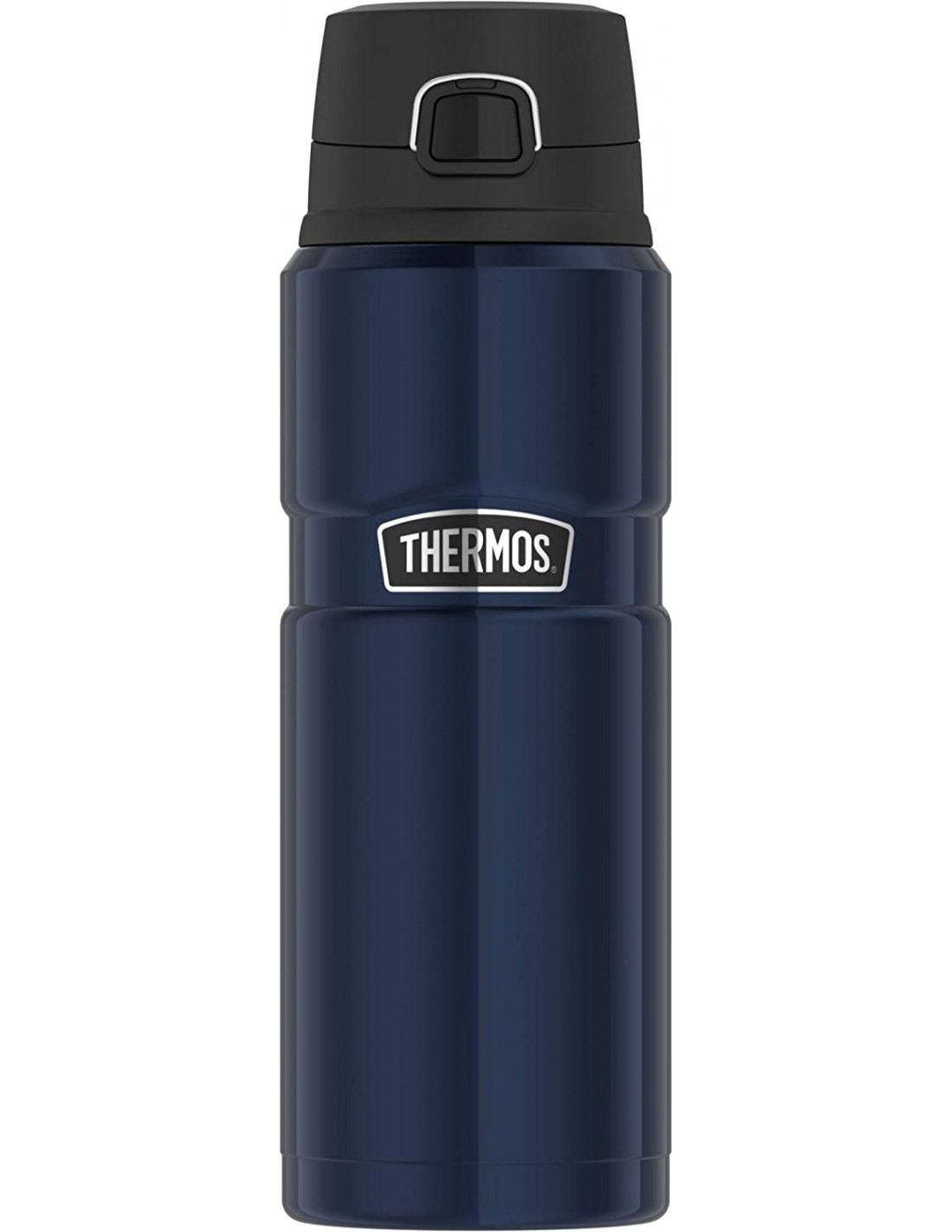 Thermos Isoliertrinkflasche Stainless King, midnight blue polished, 0,7 Liter Trinkflaschenfarbe - Blue, Trinkflaschenvolumen - 0,7 Liter, von Thermos