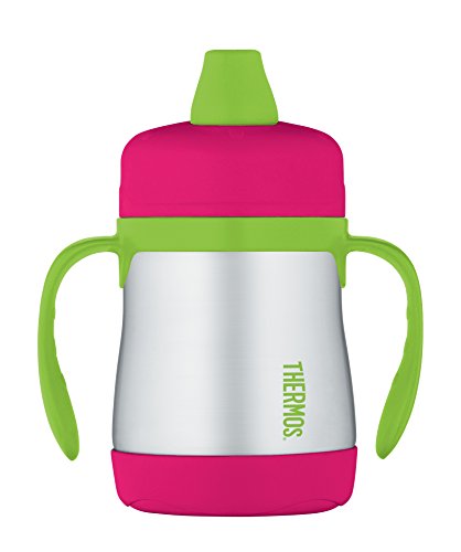 Thermos Trinkbecher Junior mit Griff, Silber/Pink, 210 ml, 102810.0 von Thermos