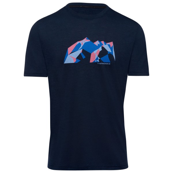 Thermowave - Merino Cooler Trulite T-Shirt My Precious - Merinoshirt Gr L blau von Thermowave