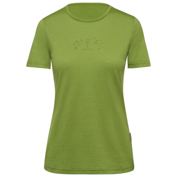 Thermowave - Women's Merino Life T-Shirt Van Life - Merinoshirt Gr XS oliv/grün von Thermowave