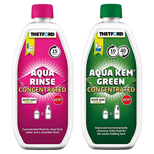 Thetford Set WC-Chemie Aqua KEM Green Concentrated+Aqua Rinse Concentrated von Thetford