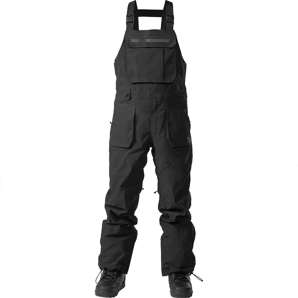 Thirtytwo Basement Bib Pants Schwarz L Mann von Thirtytwo