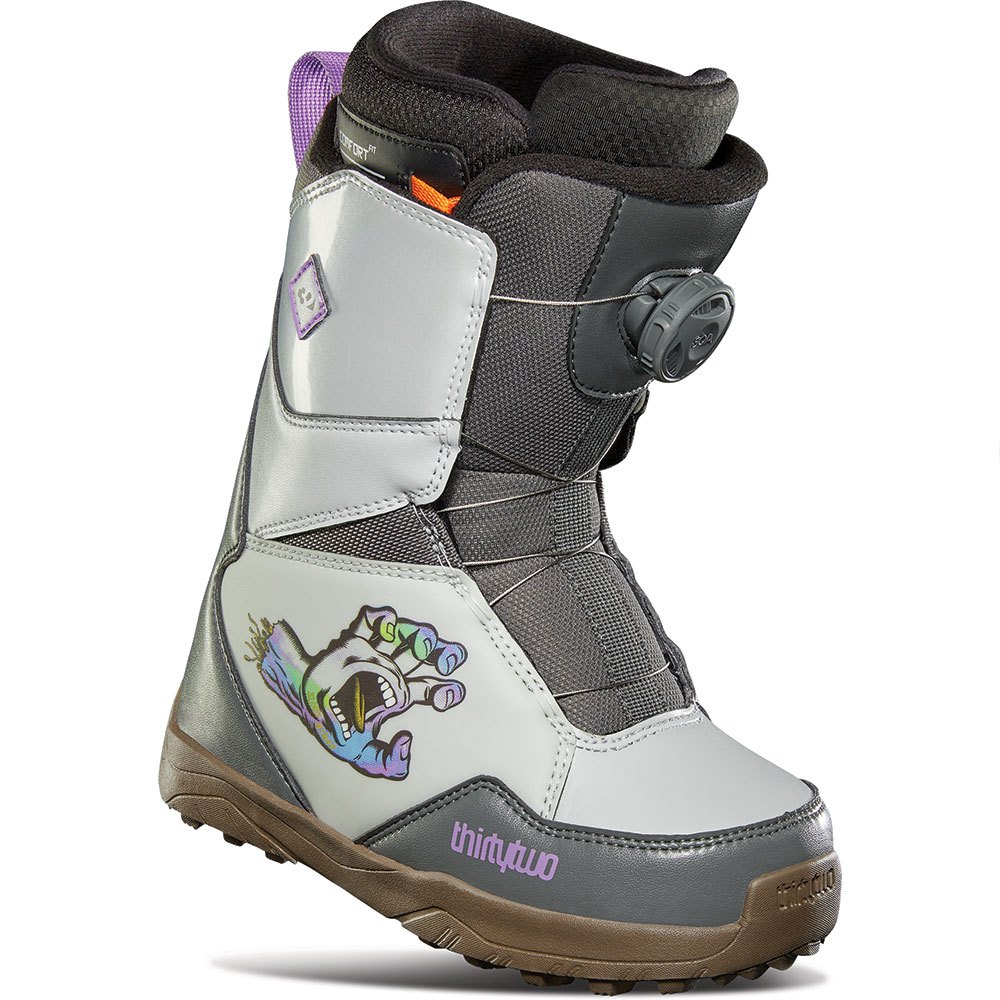 Thirtytwo Lashed Boa Santa Cruz ´2 Kids Snowboard Boots Grau EU 34 von Thirtytwo