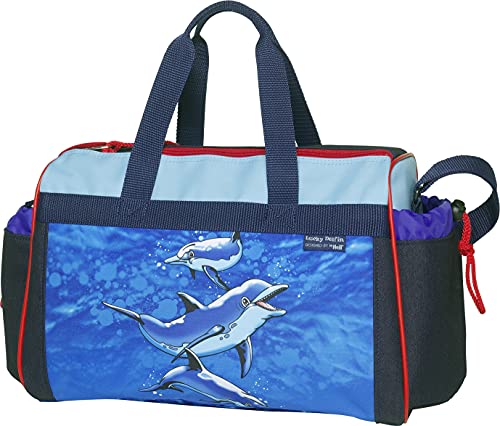 Lucky Delfin - McNeill Schulsporttasche Sporttasche Schwimmtasche mit NASSFACH Freizeittasche Kindertasche von Thorka GmbH