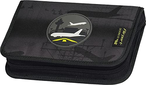 Thorka GmbH Airport - Flugzeug - McNeill Schüleretui Federmappe Stiftetasche Federpanel Pencil Case mit 1 Klappe von Thorka GmbH