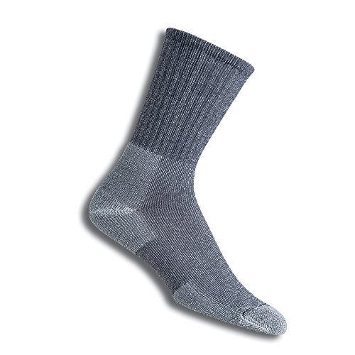 Thorlos Unisex Ultra Light Trekking Crew Socken S Grau (Quarry Grey) von Thorlos