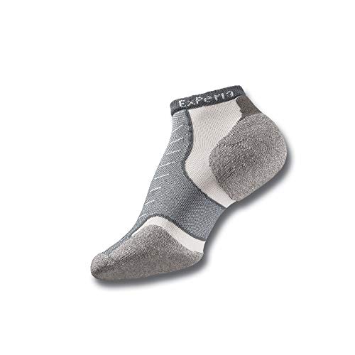 Thorlos Thorlo Experia No Show Multi-Activity Socken – grau, klein, Größe S von Thorlos
