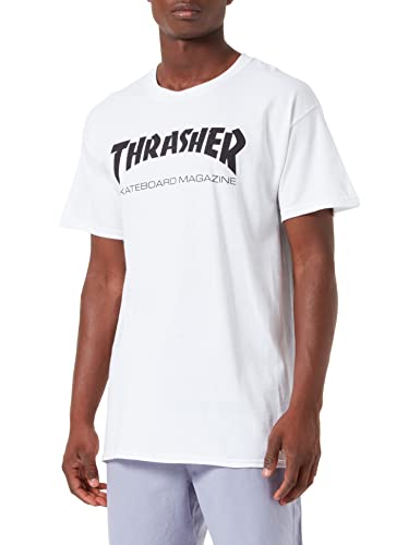 Thrasher Erwachsene T-Shirt Skate Mag S weiß von Thrasher