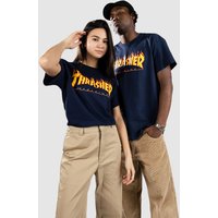 Thrasher Flame T-Shirt navy von Thrasher