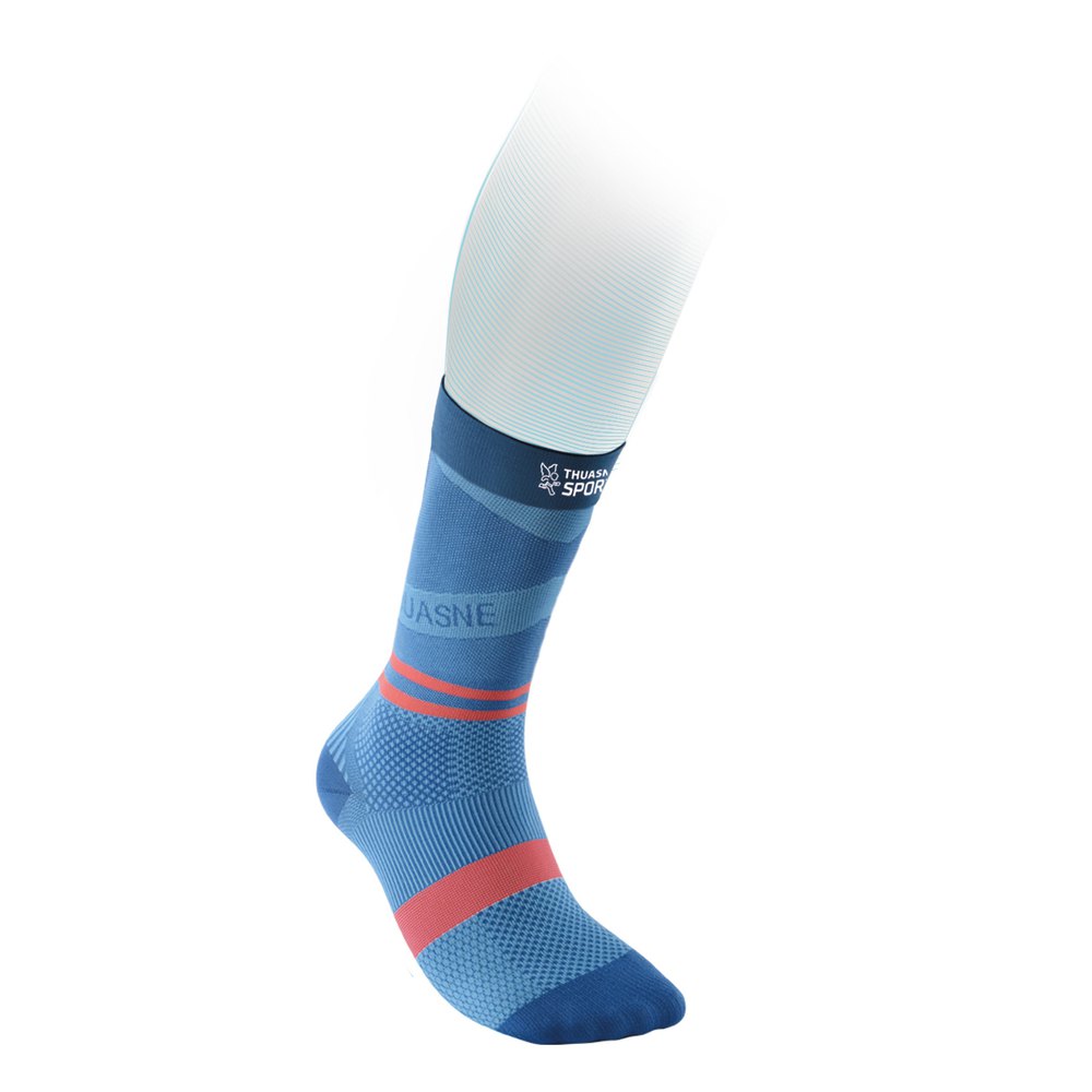 Thuasne Half-high Socks Up Activ Blau EU 43-46 Frau von Thuasne