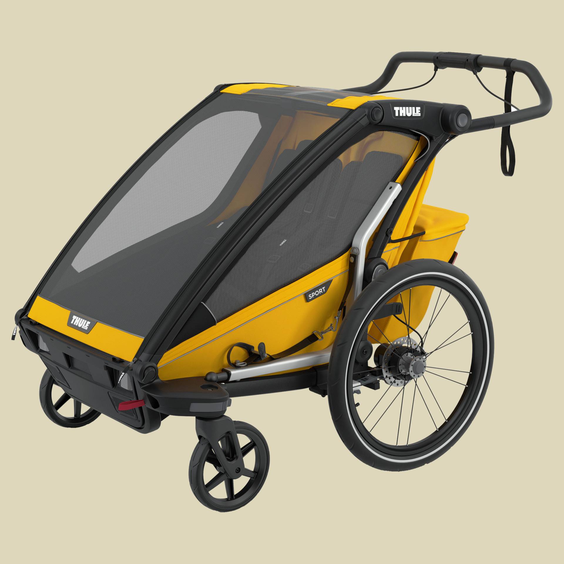 Chariot Sport 2 Farbe black/spectra yellow von Thule