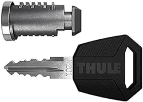 Thule Unisex-Erwachsene Zylinder + Stahlschlüssel N204 Schlüssel, Mehrfarbig (Mehrfarbig), Einheitsgröße von Thule