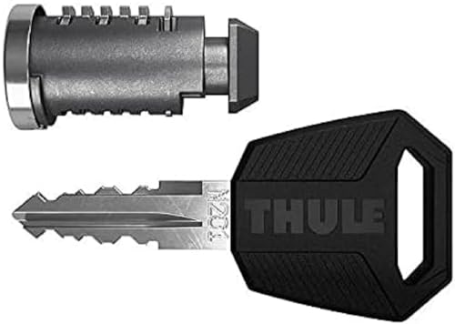 Thule Unisex-Erwachsene Zylinder + Stahlschlüssel N206 Schlüssel, Mehrfarbig (Mehrfarbig), Einheitsgröße von Thule