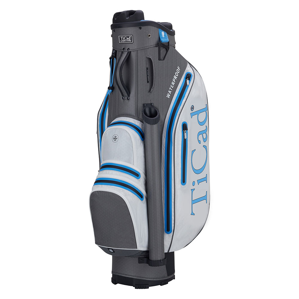 'TiCad Dry QO 9 Waterproof Trolleybag grau/weiss/blau' von TiCad