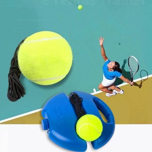 TiLLOw Tennistraining, Kinder und Erwachsene, Tennistrainingsset, Swingball, Innovative Ballspiele, Ball-auf-Seil-Tennisbahntraining von TiLLOw