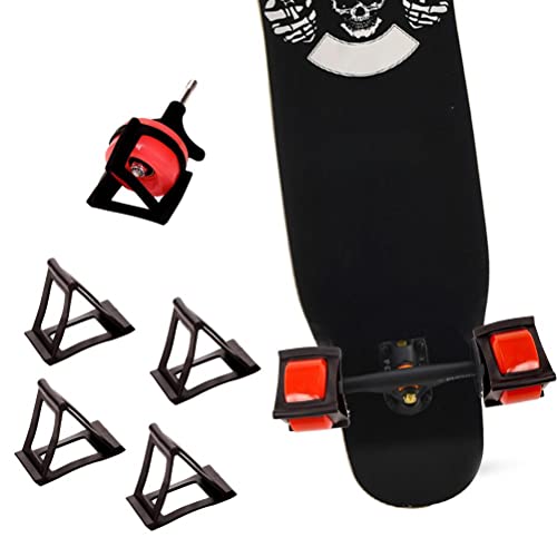 4 Stück Skateboard-Trainingszubehör, schneller und sicherer für Anfänger, Teenager, Jungen, Mädchen, Erwachsene, Skateboard-Trainer-Schutzring von Tianbi