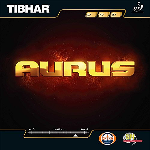 Tibhar Belag Aurus, rot, 2,1 mm von Tibhar