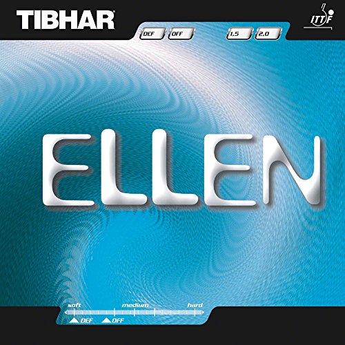 Tibhar Belag Ellen Off, schwarz, 1,5 mm von Tibhar
