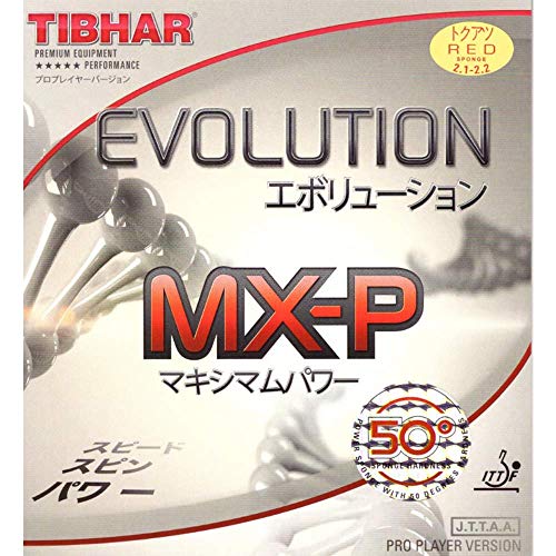 Tibhar Belag Evolution MX-P 50°, rot, 2,2 mm von Tibhar