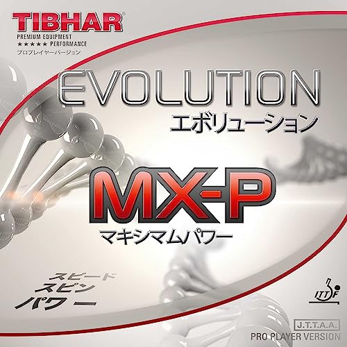 Tibhar Belag Evolution MX-P Farbe 1,8 mm, rot, Größe 1,8 mm, rot von Tibhar